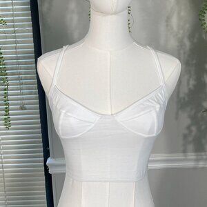 Indah | Cutlass Solid Bustier Crop Tank